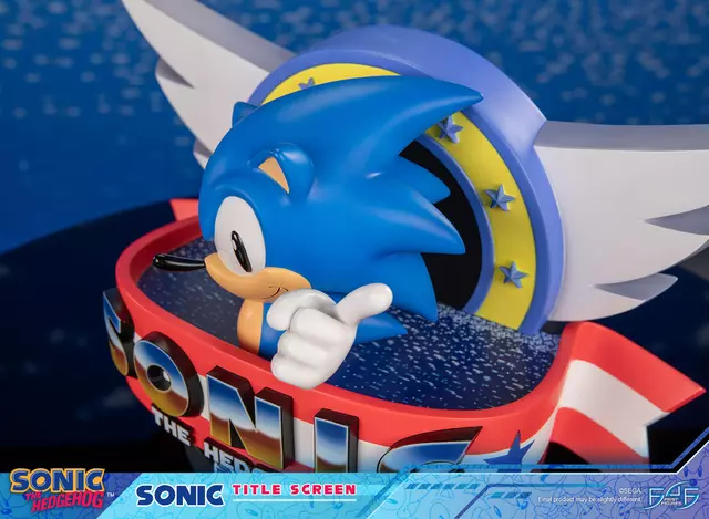 Reservar Figura Resina Sonic Sonic The Hedgehog Tittle Screen First 4 Figures 21cm Figuras