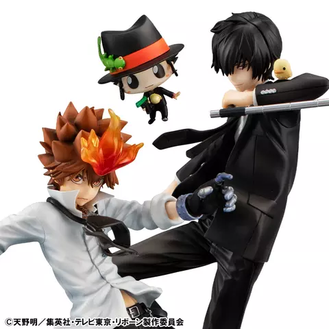 Reservar Pack Figuras Tsunayoshi Sawada & Kyoya Hibari & Reborn Katekyo Hitman Reborn! Megahouse 21cm Figuras