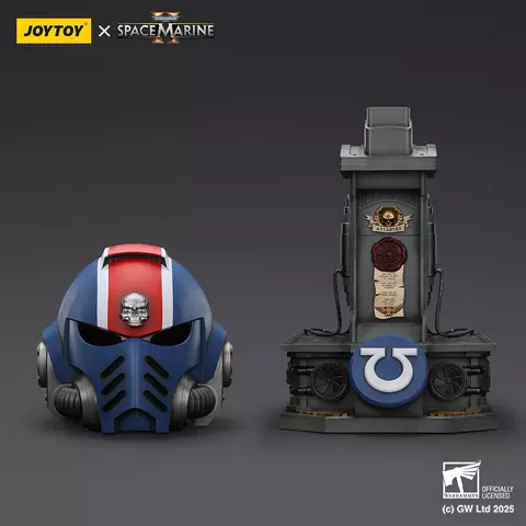 Reservar Réplica Casco con Expositor Teniente Titus Warhammer 40.000: Space Marine 2 JoyToy 1/1 44cm Limitada