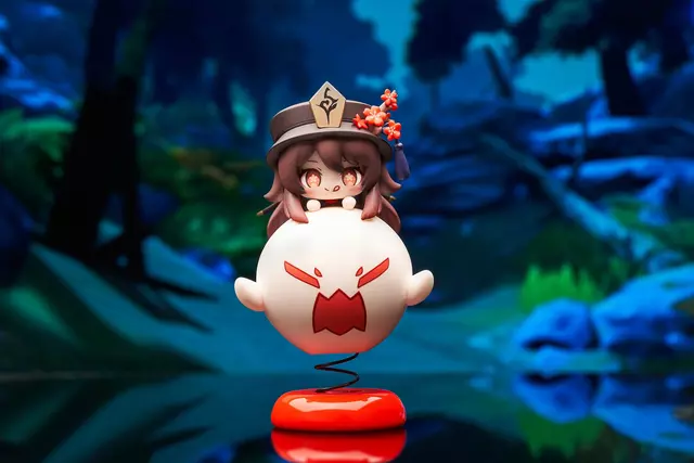 Reservar Figura Hu Tao Genshin Impact Chibi Chara Yurayura Stand Ver. (Re-run) Apex Innovation Figuras Estándar