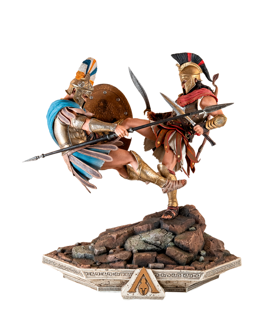 Diorama Resina Alexios Assassin's Creed: Odyssey Spartan Kick 1/6 Pure Arts