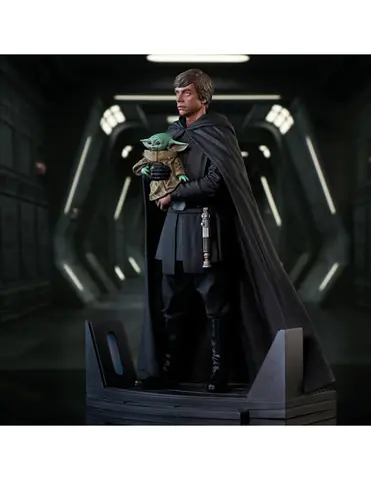 Comprar Luke Skywalker & Grogu Figura 25 cm SW The Mandalorian Premier Col 1/7 Scale Figuras