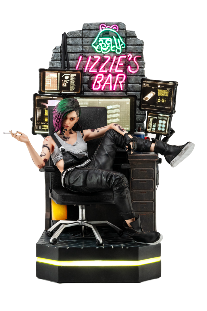 Estatua judy alvarez cyberpunk 2077 1/4 resina pure arts