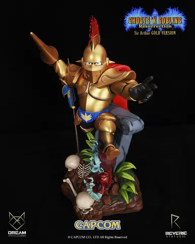 Reservar Estatua Sir Arthur  Ghost and Goblins Resurrection Gold Version Figuras de Videojuegos Gold Version