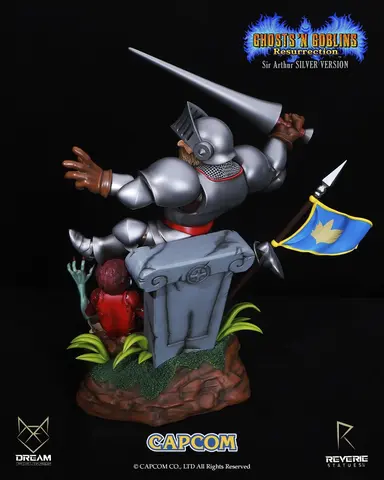 Reservar Estatua Sir Arthur Ghost and Goblins Resurrection Silver Version Figuras de Videojuegos Silver Version