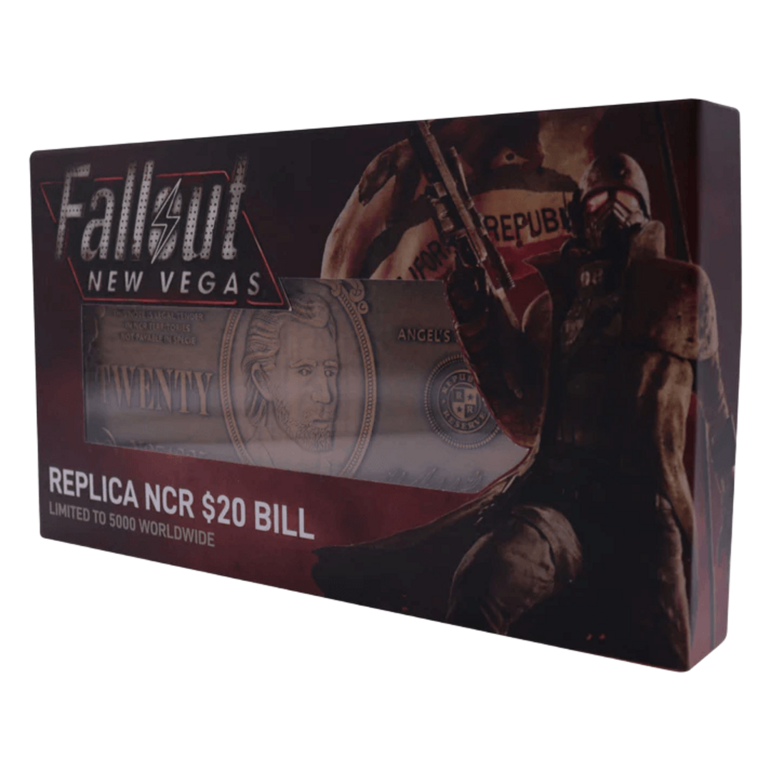 Réplica billete $20 ncr fallout new vegas fanattik