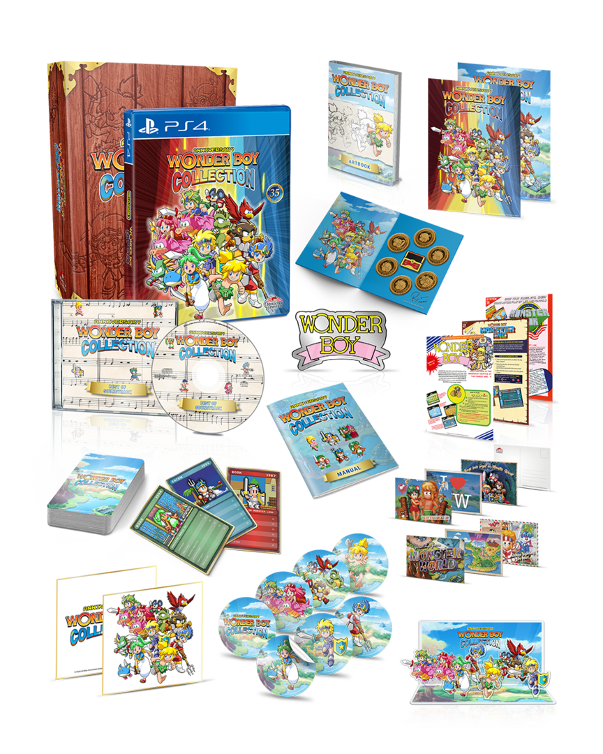 Wonder boy anniversary collection collector's edition