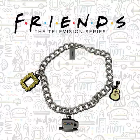 Reservar Brazalete con Charms Friends Edición Limitada Fanattik Limitada