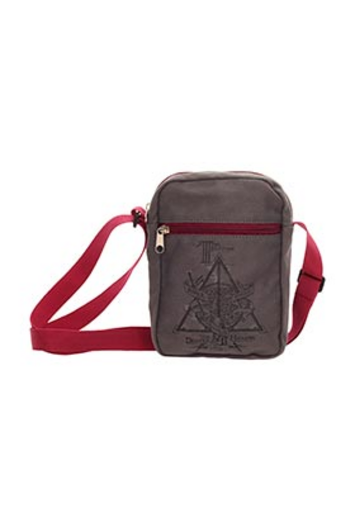 Bolsa pequeña tela canvas deathly hallows harry potter