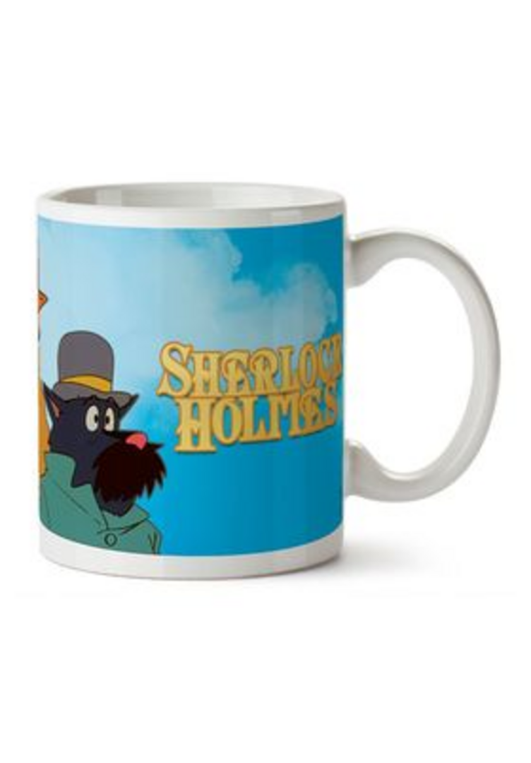 Holmes & watson taza de ceramica sherlock holmes studio ghibli