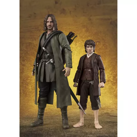 Reservar Figuras Frodo Baggins & Gollum El Señor de los Anillos SH Figuarts Figuras Estándar