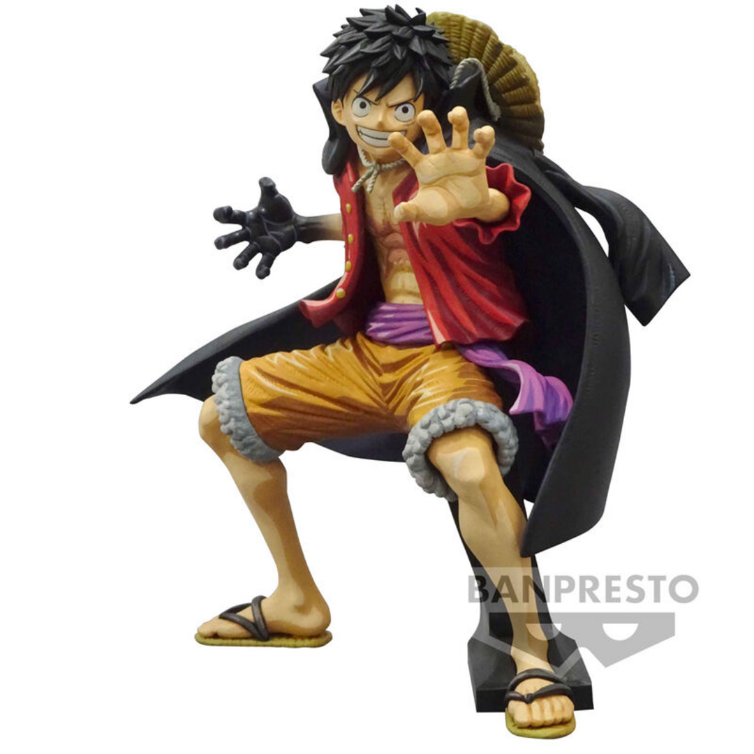 Figura monkey d luffy wanokuni ii king of artist one piece 20cm