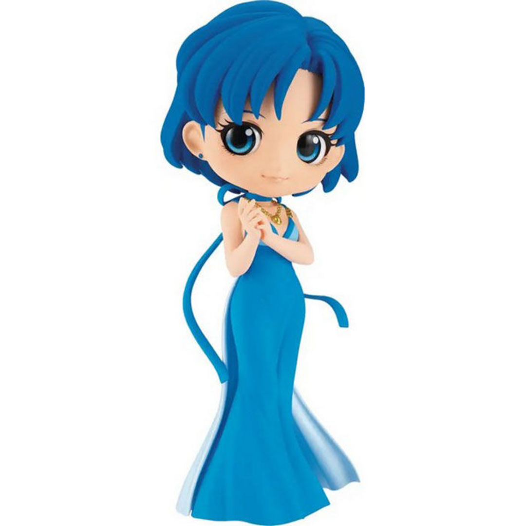 Banpresto - Figura Q Posket Princess Mercury Pretty Guardian Sailor Moon Eternal The Movie, 14 cm, BP18848, Multicolor