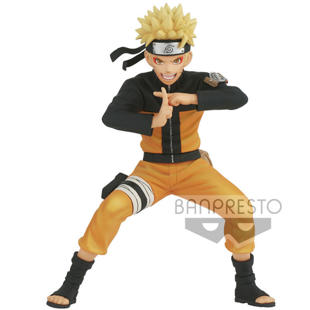 Banpresto Figura de Acción Naruto Shippuden Vibration Stars - Nara Shikamaru y Uzumaki Naruto, Multicolor, BP18188