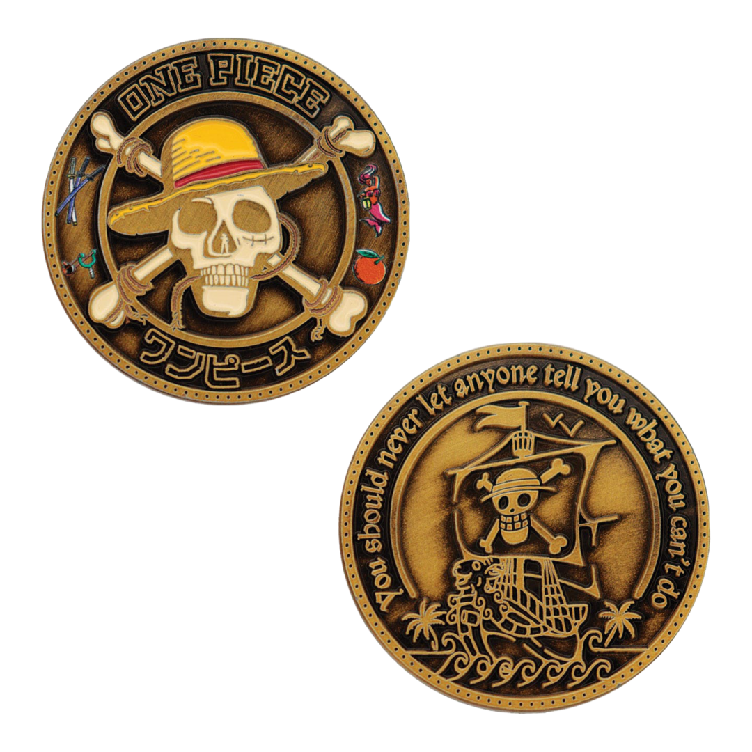 Moneda one piece edición limitada fanattik