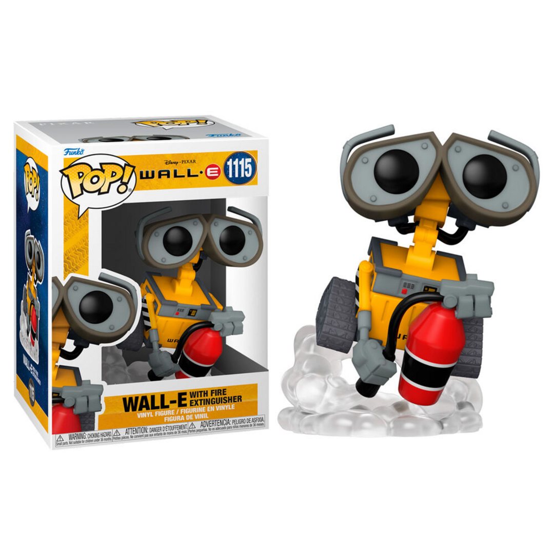 Figura pop disney wall-e - wall-e with fire extinguisher