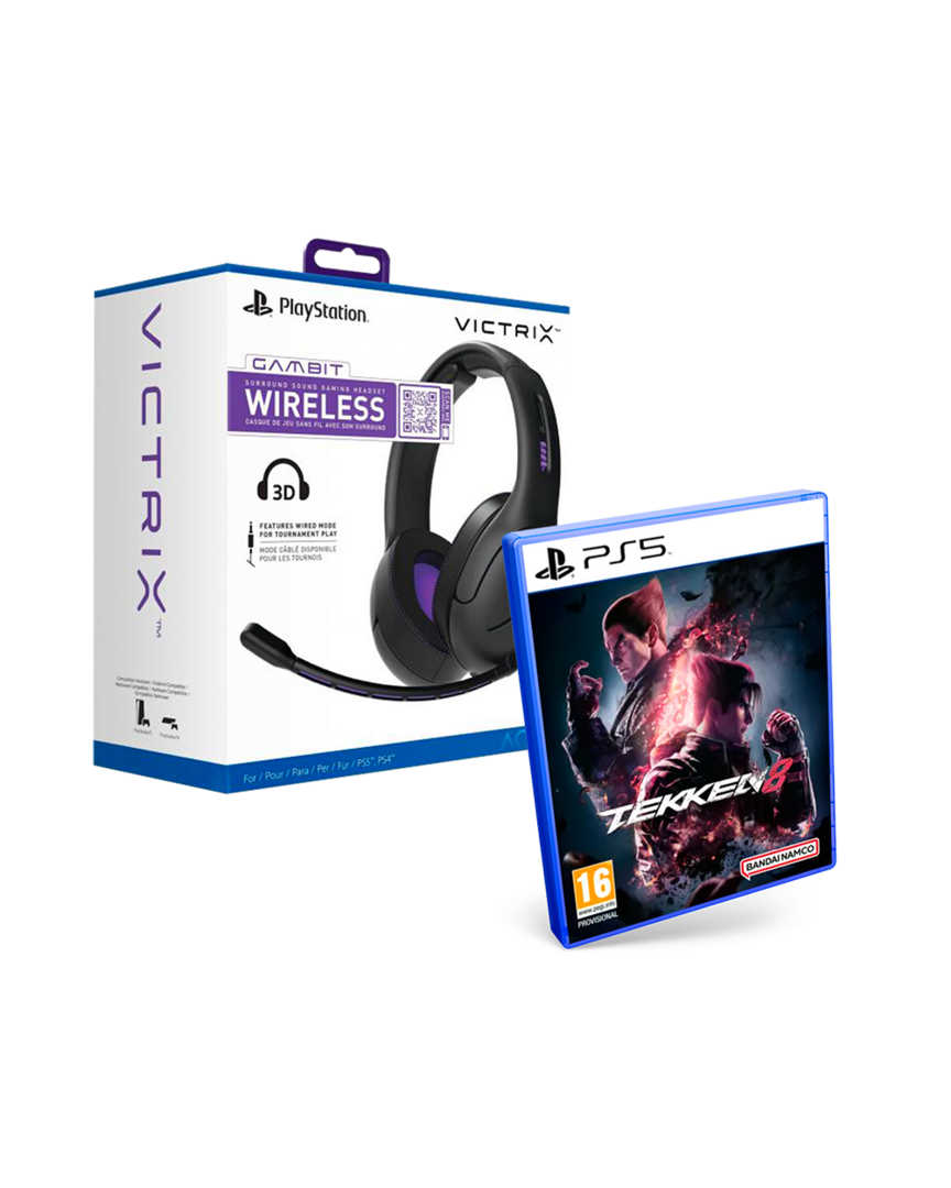 Pack Tekken 8 + Auriculares Gaming Victrix Gambit Wireless