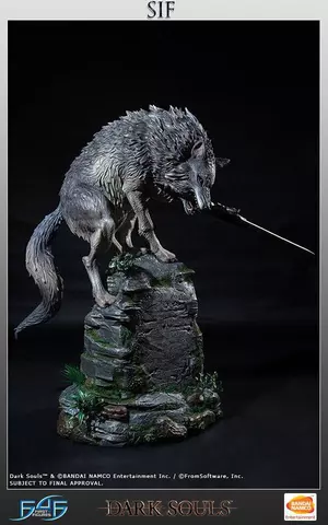 Reservar Estatua Sif El Gran Lobo Gris Dark Souls First 4 Figures Estatuas