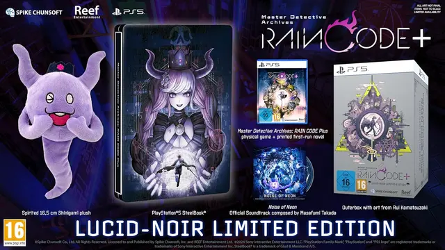 Reservar Master Detective Archives: Rain Code Plus Edición Limitada Lucid-Noir PS5 Limitada