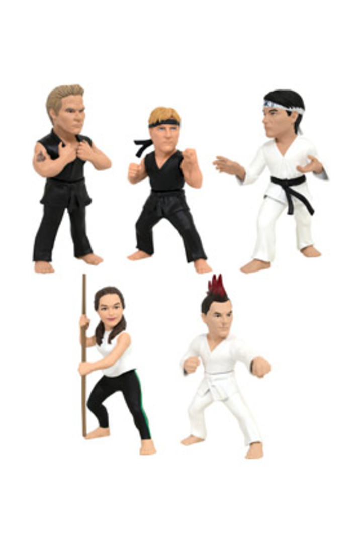 Surtido cobra kai 12 figuras 8 cm cobra kai d-formz figure