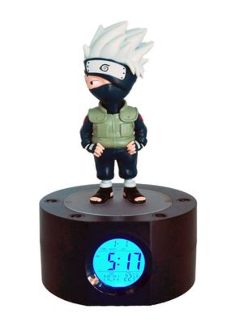 Kakashi Despertador Luminoso 18 cm Naruto Shippuden