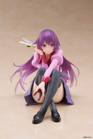 Reservar Figura Hitagi Senjougahara Monogatari Desktop Cute Taito 13cm Figuras Estándar