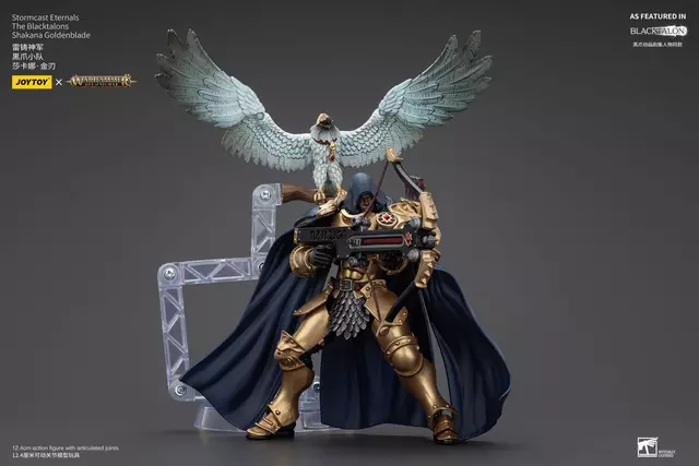 Reservar Figura Shakana Goldenblade Warhammer Age of Sigmar Stormcast Eternals The Blacktalons 20 cm Figuras Estándar