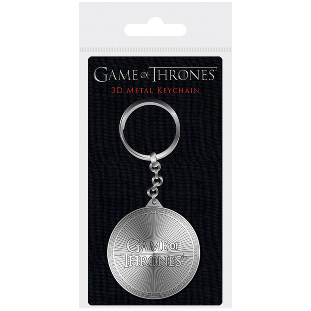 Juego de tronos - llavero de metal logo