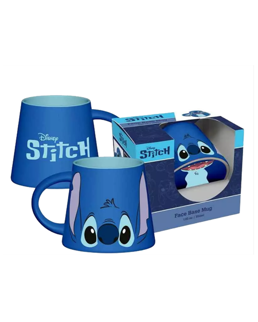 Taza Cónica Lilo & Stitch con Base Ilustrada 350 ml