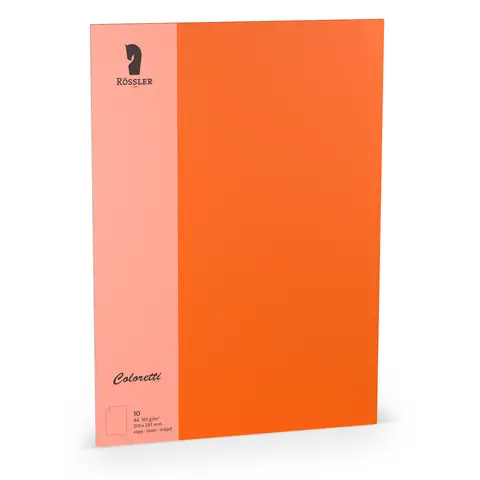 Comprar Tarjeta A4 Coloretti 10 Unidades Naranja 