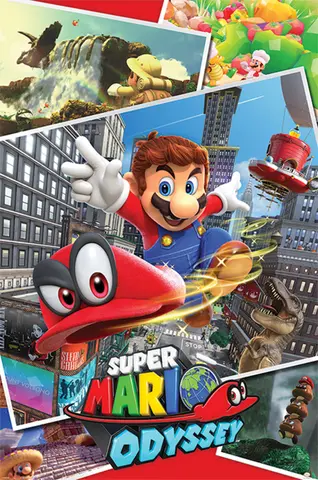 Comprar Poster Nintendo Super Mario Odyssey Collage 