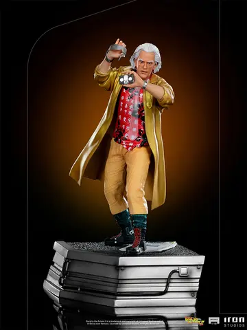 Comprar Figura Art Scale Regreso Al Futuro Ii Doc Brown Figuras