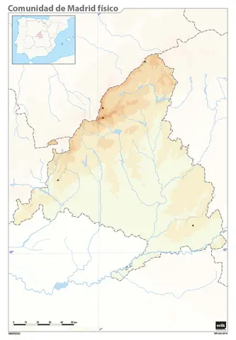 Comprar Mapa Mudo Es Comunidad De Madrid Fisico 