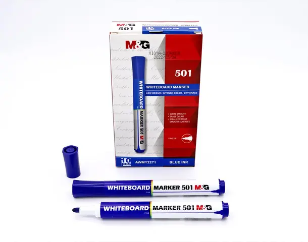 Comprar Set Marcadores Para Pizarra 501 Azul 