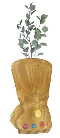 Comprar Macetero De Mesa Marvel Guantelete Del Infinito 
