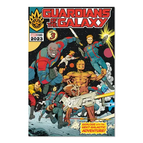 Comprar Poster Marvel Guardianes De La Galaxia Vol 3 - Explode Into The Next Galactic Adventure! 