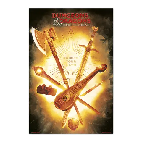 Comprar Poster Dungeons & Dragons Honor Among Thieves Choose Your Path 