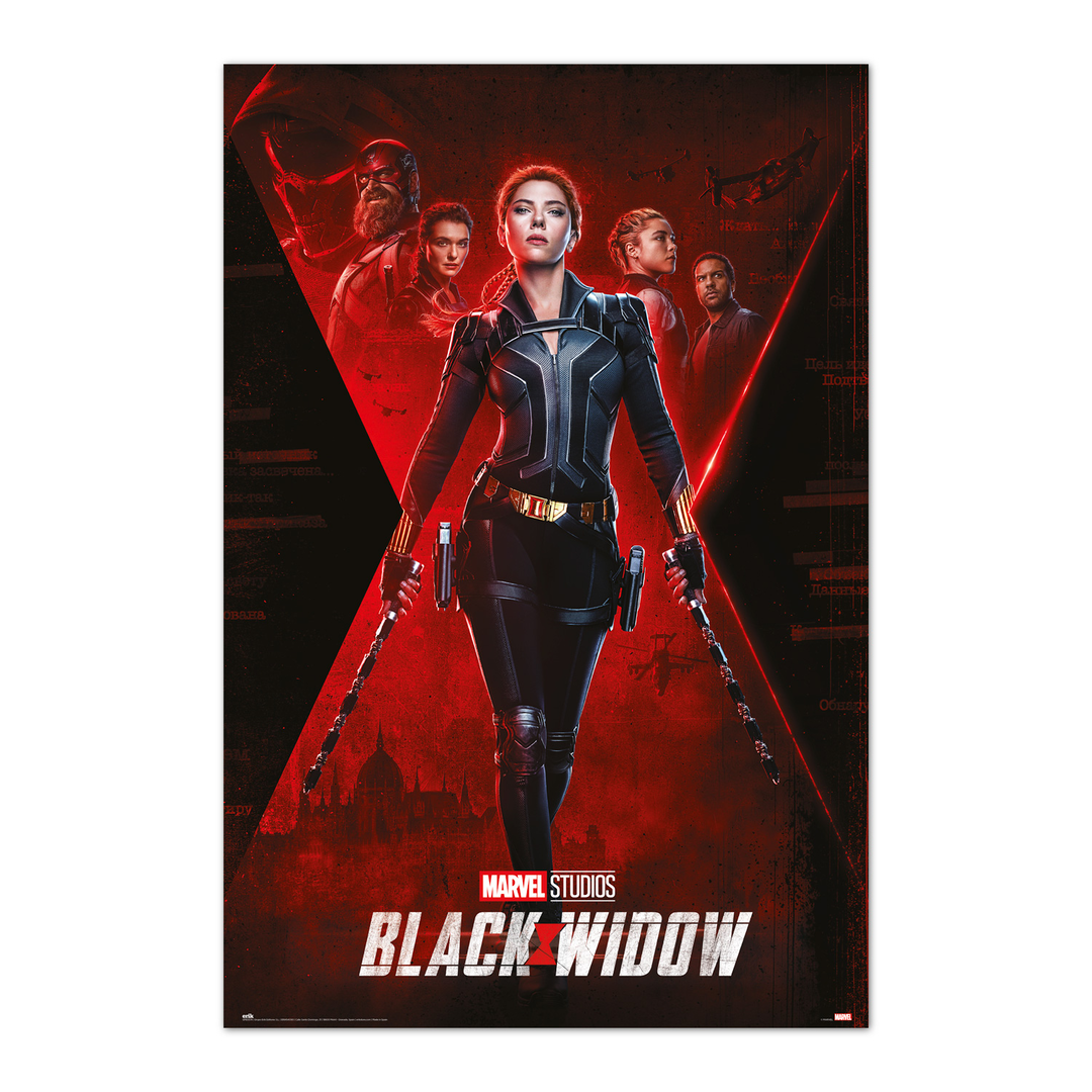 Poster marvel black widow