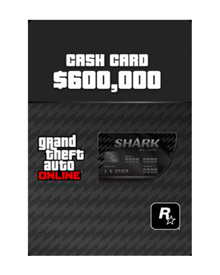 GTA BullShark Cash Card - $600.000