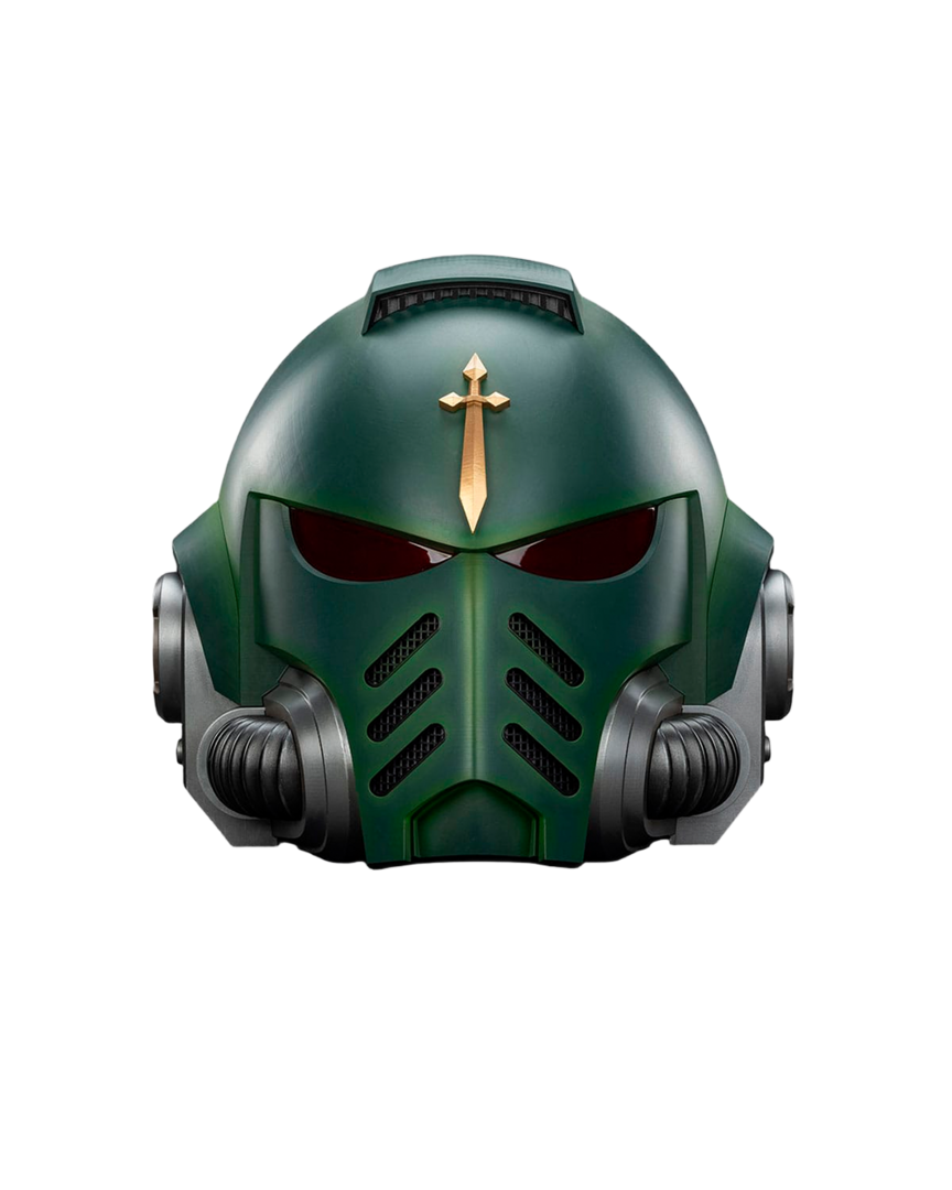 Réplica casco mkx warhammer 40.000 dark angels 1/1 joytoy