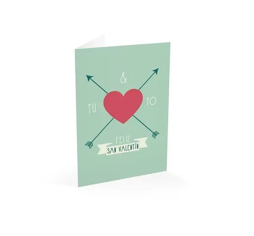 Comprar Tarjeta Felicitacion Tu & Yo Feliz San Valentin 