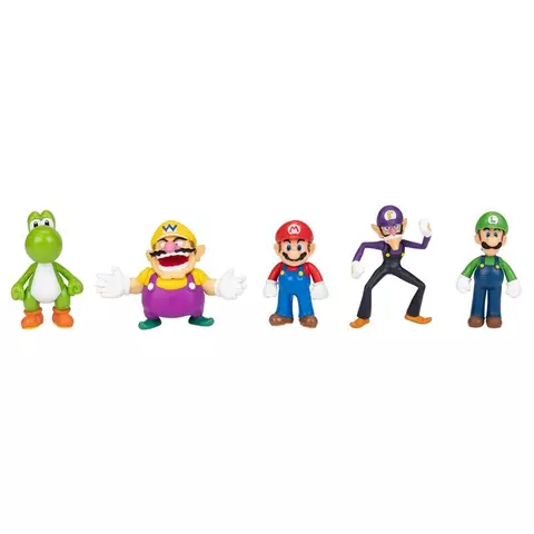 Comprar Blister 5 figuras Super Mario Bros 6cm Figuras Estándar