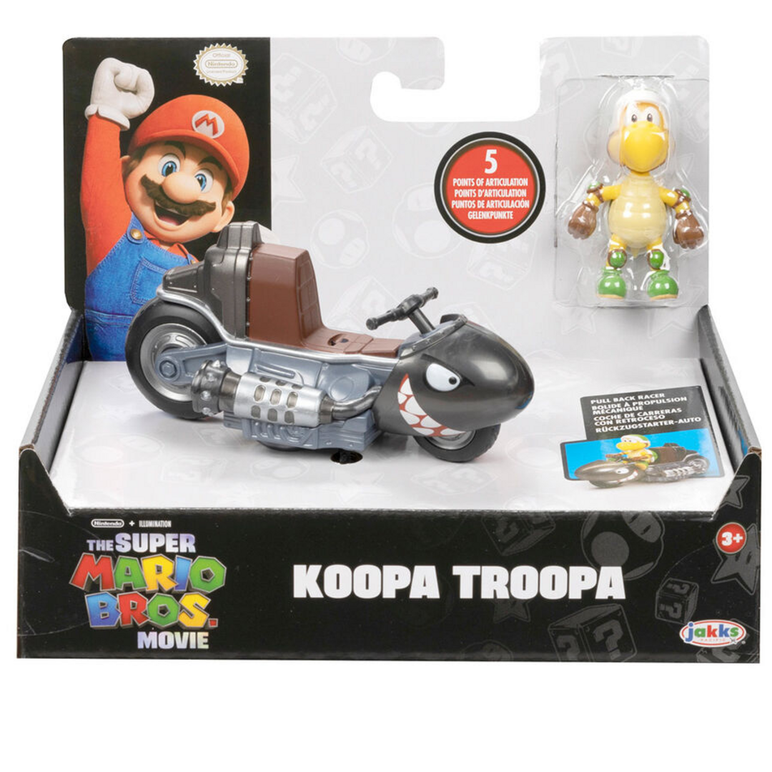 Figura koopa troopa kart la pelicula mario kart 6cm