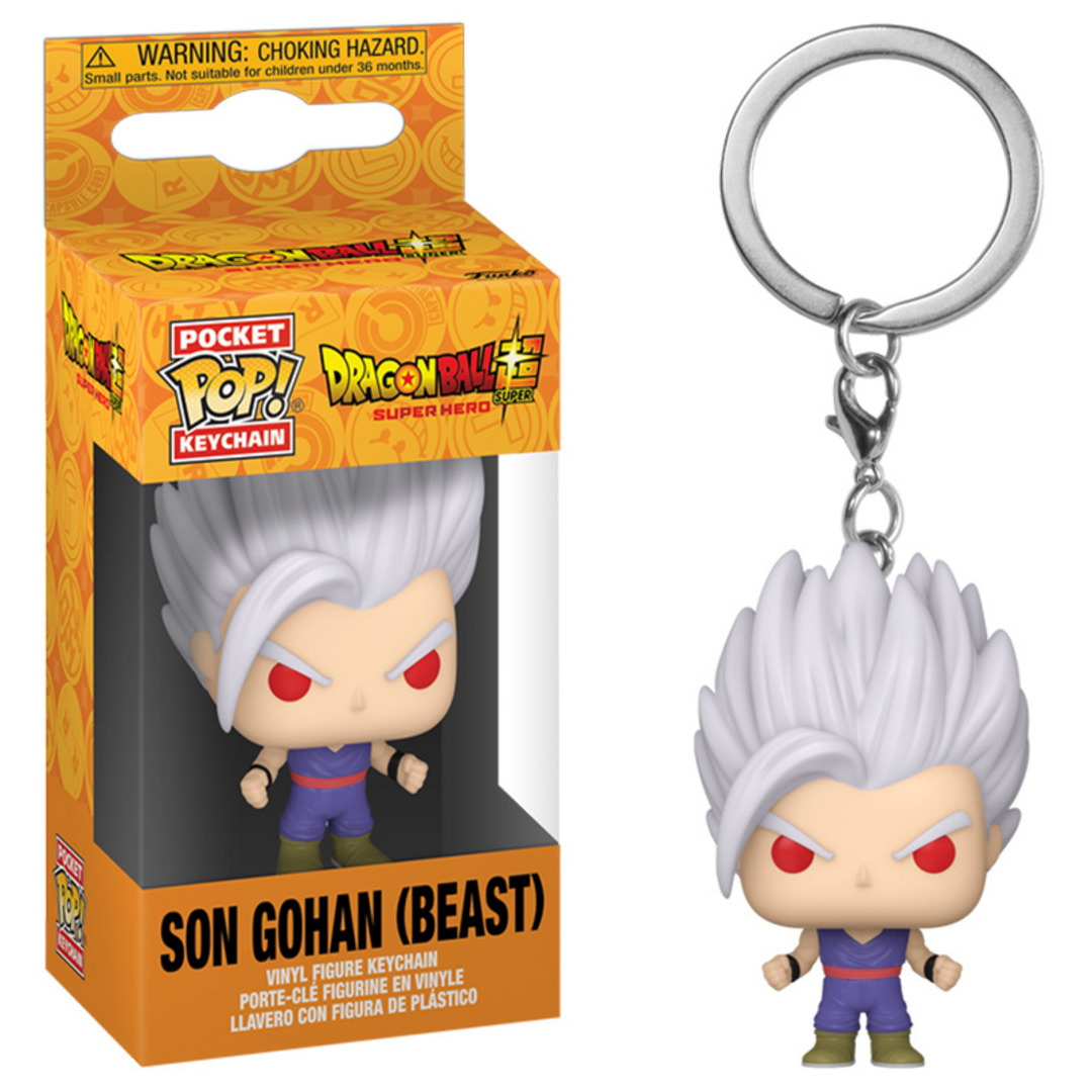 Dragon ball super: super hero - pop keychain gohan (beast)