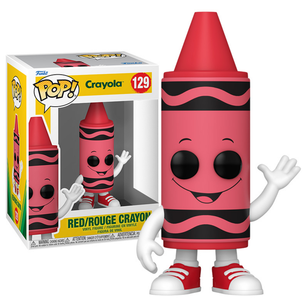 Funko Pop! Vinyl: Crayola - Red Crayon - Figura de Vinilo Coleccionable - Idea de Regalo- Mercancia Oficial - Juguetes para Niños y Adultos - Ad Icons Fans - Muñeco para Coleccionistas y Exposición