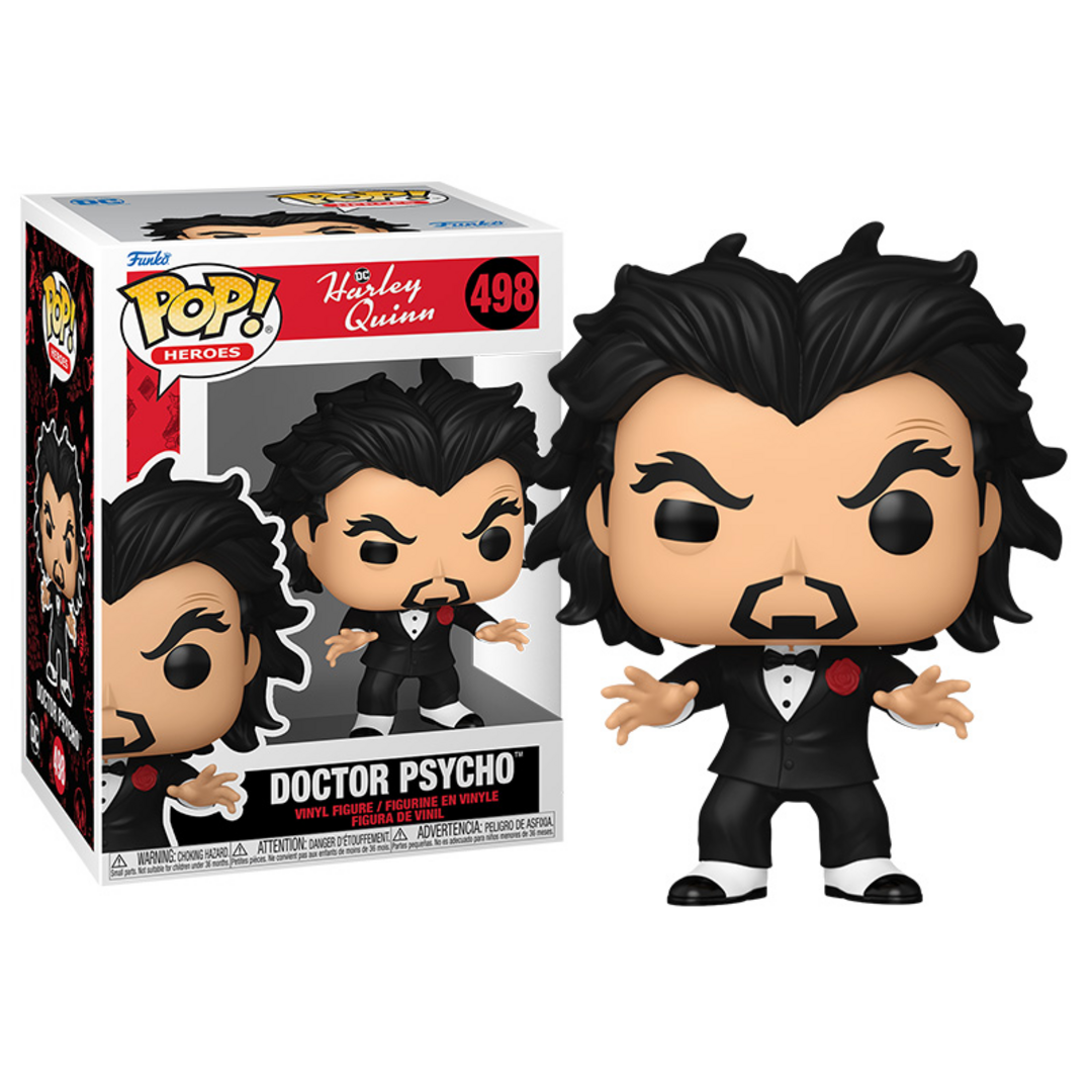 Funko Pop! Heroes: Harley Quinn Animated Series - Doctor Psycho - Figura de Vinilo Coleccionable - Idea de Regalo- Mercancia Oficial - Juguetes para Niños y Adultos - TV Fans