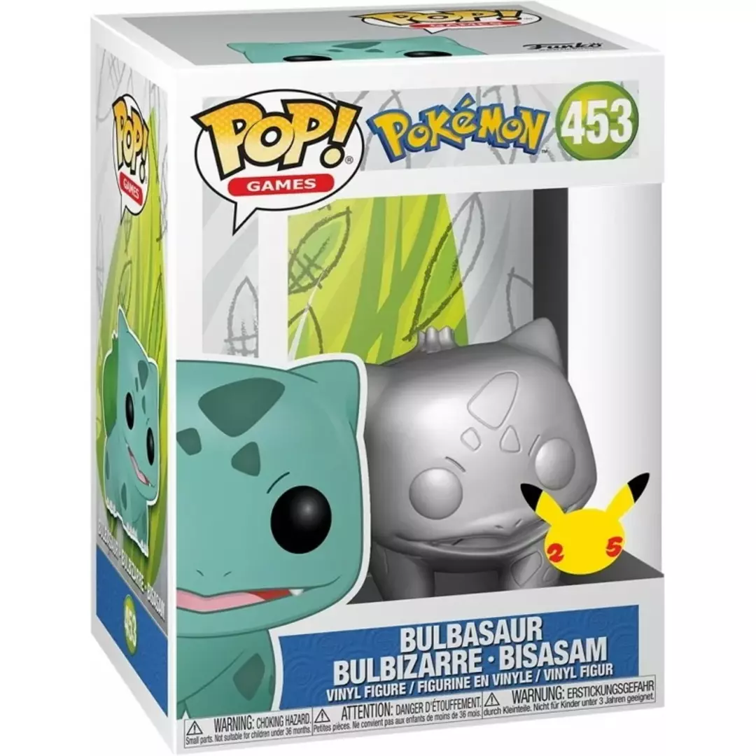 Comprar Figura POP! Bulbasaur Pokémon Edición Plata 9 cm Figuras ...