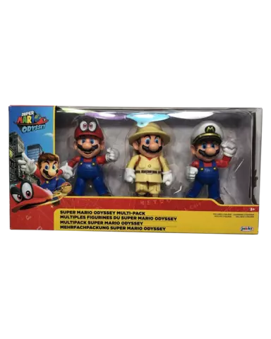 Comprar Figura Super Mario Odyssey Pack 3 10 cm 