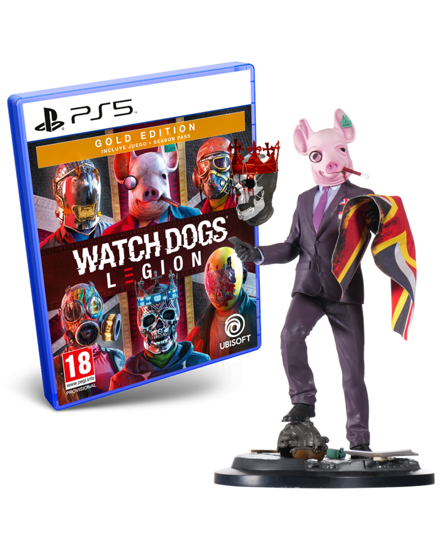 Watch Dogs Legion Edición Gold + Figura Resistant of London