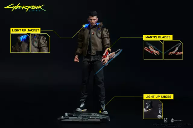 Comprar Estatua Male-V y Motocicleta Yaiba Kusanagi Cyberpunk 2077 Figuras Male-V